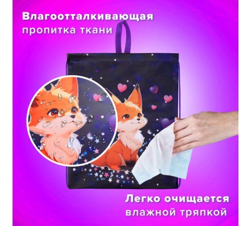 Мешок для обуви BRAUBERG KIDS, с петлей, 42х34 см, 