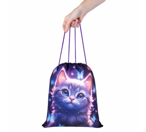 Мешок для обуви BRAUBERG KIDS, с петлей, 42х34 см, 