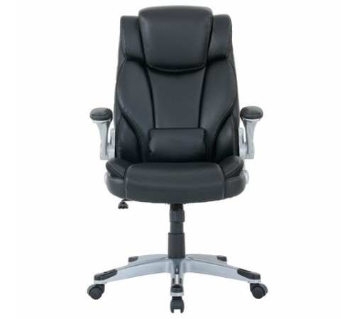 Кресло BRABIX PREMIUM "Phantom EX-553", рециклированная кожа, регулируемый подголовник, черное, 532940
