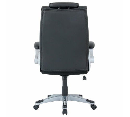 Кресло BRABIX PREMIUM "Phantom EX-553", рециклированная кожа, регулируемый подголовник, черное, 532940