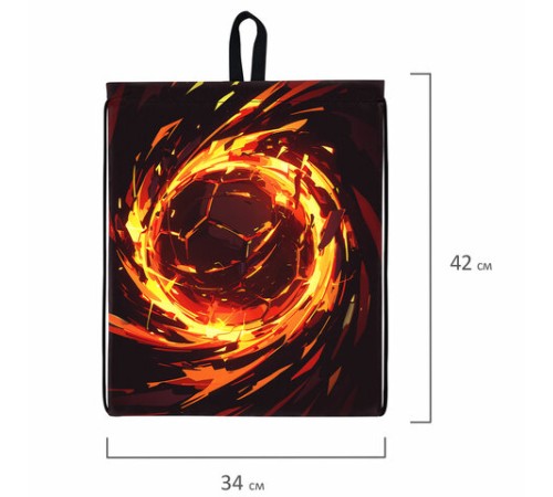 Мешок для обуви BRAUBERG KIDS, с петлей, 42х34 см, 