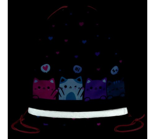 Мешок для обуви BRAUBERG KIDS, светоотражающая полоса, 46х36 см, 