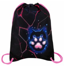 Мешок для обуви BRAUBERG PREMIUM, карман, подкладка, светоотражайка, 43х33 см, 