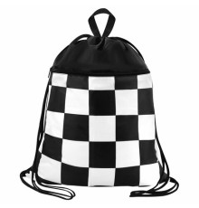 Мешок для обуви BRAUBERG БОЛЬШОЙ, с ручкой, карман на молнии, сетка, 49х41 см, 