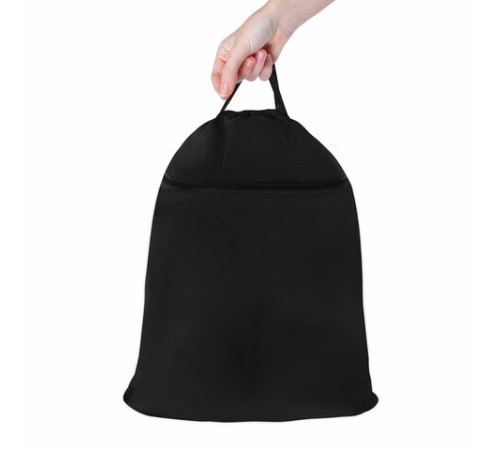 Мешок для обуви BRAUBERG БОЛЬШОЙ, с ручкой, карман на молнии, сетка, 49х41 см, 