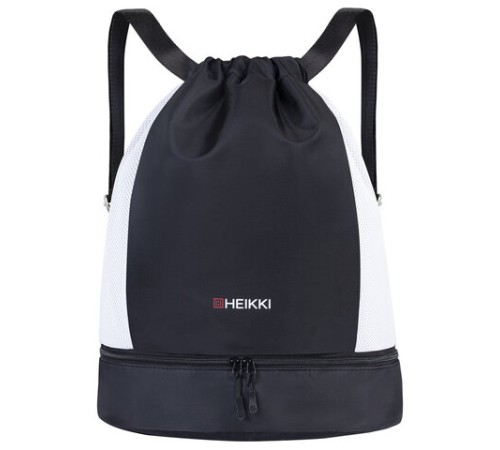 Рюкзак спортивный мешок HEIKKI ACTION (ХЕЙКИ) с отделением для обуви, вентилируемые стенки, 45х34 см, 