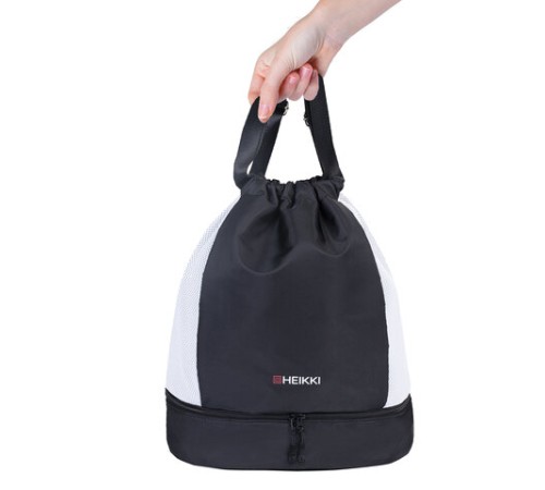 Рюкзак спортивный мешок HEIKKI ACTION (ХЕЙКИ) с отделением для обуви, вентилируемые стенки, 45х34 см, 