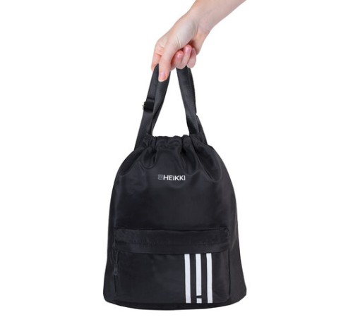 Рюкзак спортивный мешок HEIKKI CASUAL (ХЕЙКИ) с дополнительным карманом, 44х34 см, 