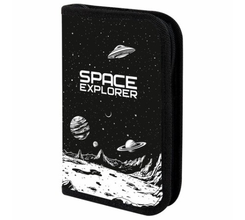 Пенал ПИФАГОР, 1 отделение, ламинированный картон, 19х11 см, 