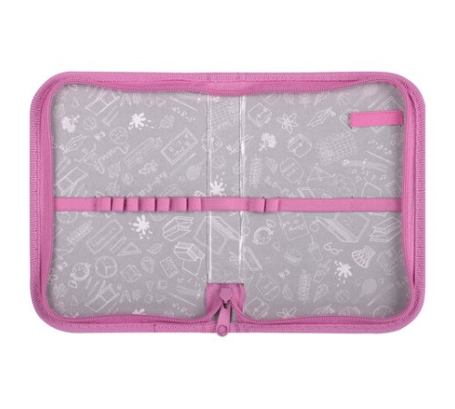 Пенал ПИФАГОР, 1 отделение, полиэстер, 19х13 см, 