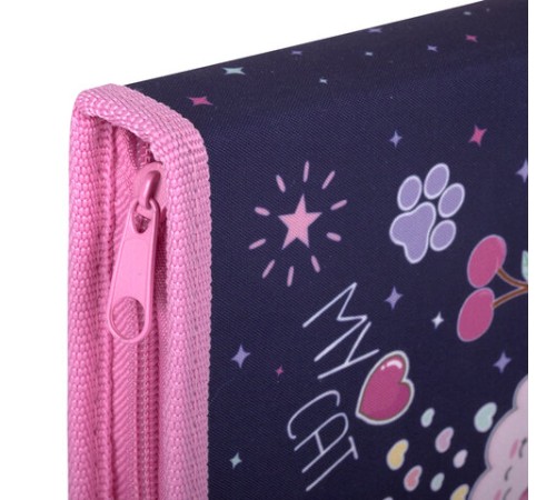 Пенал ПИФАГОР, 1 отделение, полиэстер, 19х13 см, 