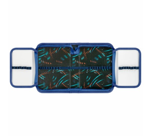 Пенал ПИФАГОР, 1 отделение, 2 откидные планки, полиэстер, 20х14 см, 