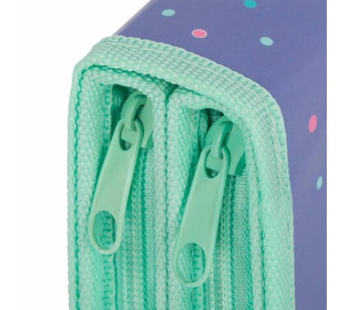 Пенал ПИФАГОР, 2 отделения, ламинированный картон, 19х11 см, 