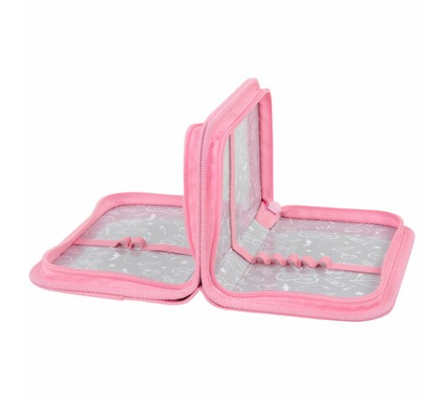 Пенал ПИФАГОР, 2 отделения, ламинированный картон, 19х11 см, 