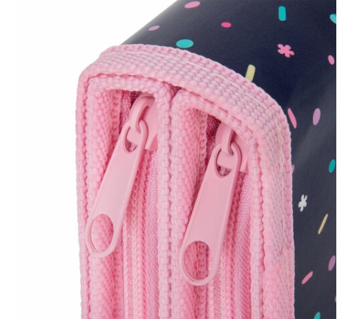 Пенал ПИФАГОР, 2 отделения, ламинированный картон, 19х11 см, 