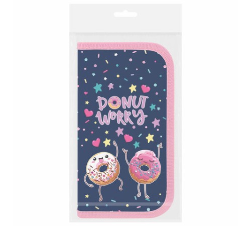 Пенал ПИФАГОР, 2 отделения, ламинированный картон, 19х11 см, 