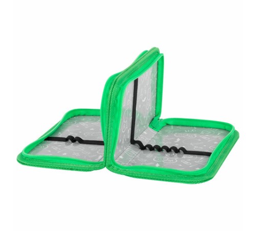 Пенал ПИФАГОР, 2 отделения, ламинированный картон, 19х11 см, 