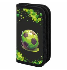 Пенал ПИФАГОР, 2 отделения, ламинированный картон, 19х11 см, 