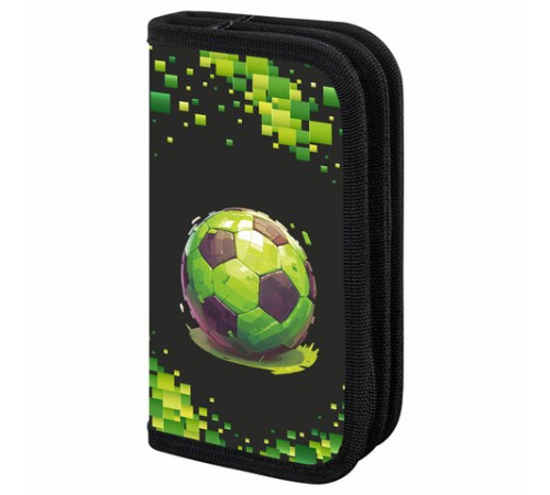 Пенал ПИФАГОР, 2 отделения, ламинированный картон, 19х11 см, 