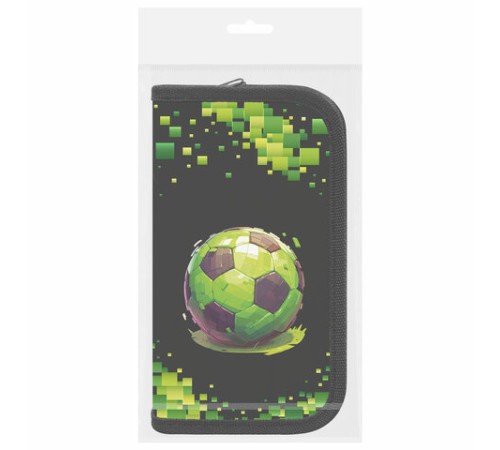 Пенал ПИФАГОР, 2 отделения, ламинированный картон, 19х11 см, 