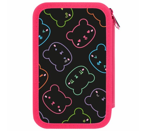 Пенал ПИФАГОР, 3 отделения, ламинированный картон, 19х11 см, 