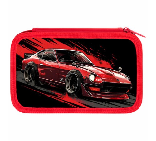 Пенал ПИФАГОР, 3 отделения, ламинированный картон, 19х11 см, 