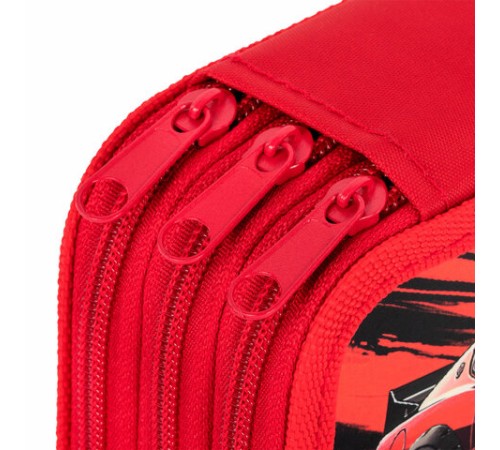 Пенал ПИФАГОР, 3 отделения, ламинированный картон, 19х11 см, 