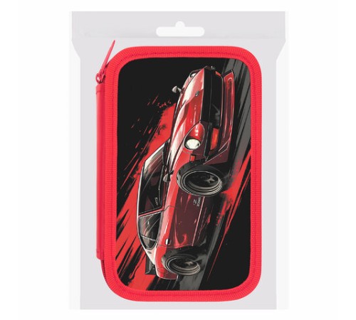 Пенал ПИФАГОР, 3 отделения, ламинированный картон, 19х11 см, 