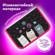 Пенал ЮНЛАНДИЯ, 1 отделение, картон с эффектом soft-touch, 19х11 см, 