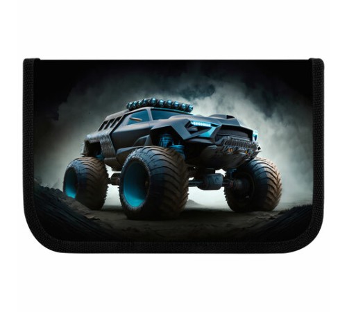 Пенал ЮНЛАНДИЯ, 1 отделение, картон с эффектом soft-touch, 19х11 см, 