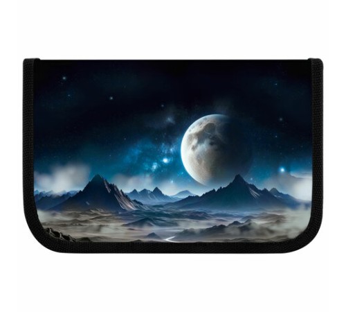 Пенал ЮНЛАНДИЯ, 1 отделение, картон с эффектом soft-touch, 19х11 см, 