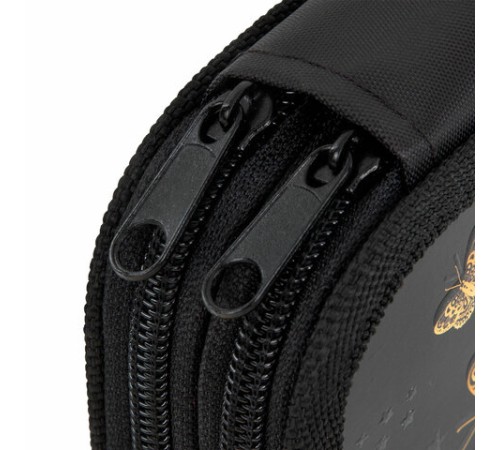 Пенал ЮНЛАНДИЯ, 2 отделения, ламинированный картон, конгрев, 19х11 см, 