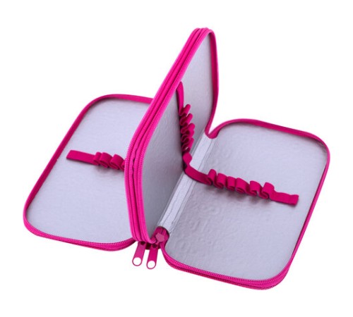 Пенал ЮНЛАНДИЯ, 2 отделения, картон с эффектом soft-touch, 19х11 см, 