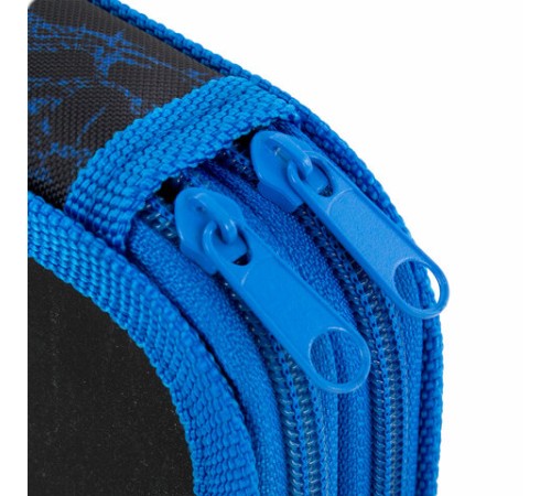 Пенал ЮНЛАНДИЯ, 2 отделения, картон с эффектом soft-touch, 19х11 см, 