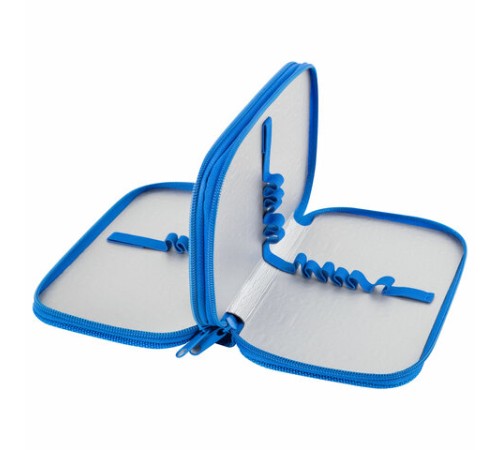 Пенал ЮНЛАНДИЯ, 2 отделения, картон с эффектом soft-touch, 19х11 см, 