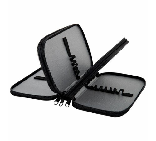 Пенал ЮНЛАНДИЯ, 3 отделения, картон с эффектом soft-touch, 19х11 см, 