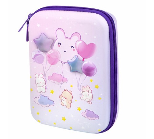 Пенал BRAUBERG KIDS большой удобный с откидной планкой, EVA, 22х15х4 см, 