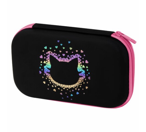 Пенал BRAUBERG SHINY, 1 отделение, 1 откидная планка, EVA, 22х13х4 см, 