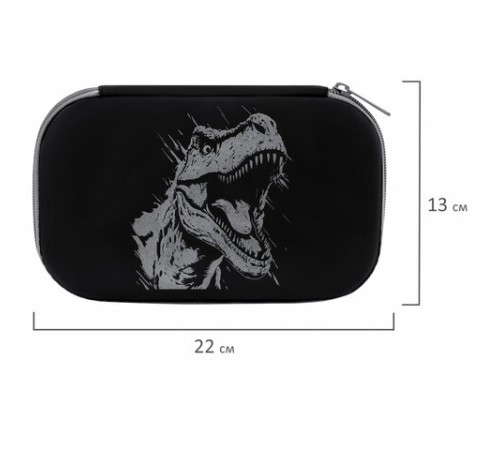 Пенал BRAUBERG SHINY, 1 отделение, 1 откидная планка, EVA, 22х13х4 см, 