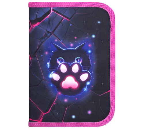 Пенал BRAUBERG, 1 отделение, 1 откидная планка, полиэстер, 21х14 см, 