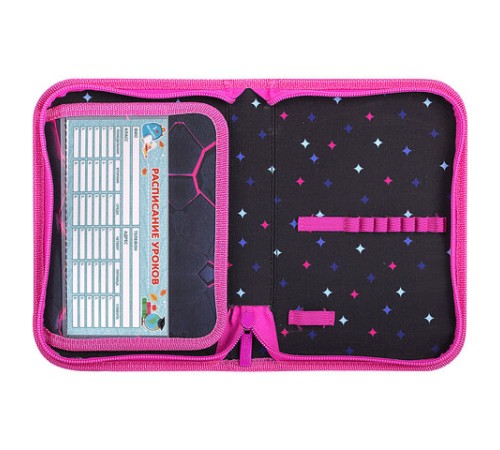 Пенал BRAUBERG, 1 отделение, 1 откидная планка, полиэстер, 21х14 см, 