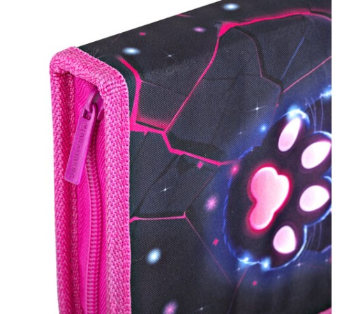 Пенал BRAUBERG, 1 отделение, 1 откидная планка, полиэстер, 21х14 см, 