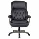 Кресло BRABIX PREMIUM "Regal EX-557", НАГРУЗКА до 150 кг, пружинный блок, экокожа, черный, 532945