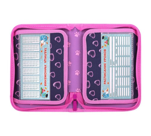 Пенал BRAUBERG, 1 отделение, 2 откидные планки, полиэстер, 21х14 см, 