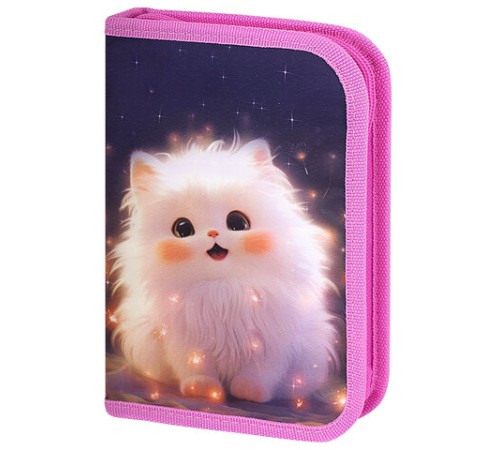 Пенал BRAUBERG, 1 отделение, 2 откидные планки, полиэстер, 21х14 см, 