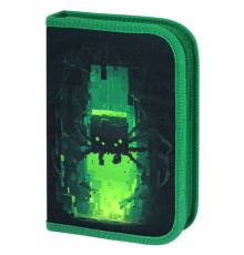 Пенал BRAUBERG, 1 отделение, 2 откидные планки, полиэстер, 21х14 см, 