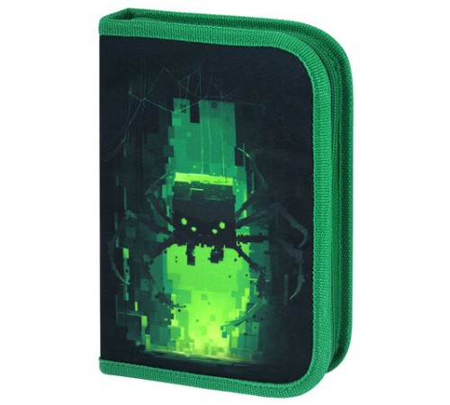 Пенал BRAUBERG, 1 отделение, 2 откидные планки, полиэстер, 21х14 см, 