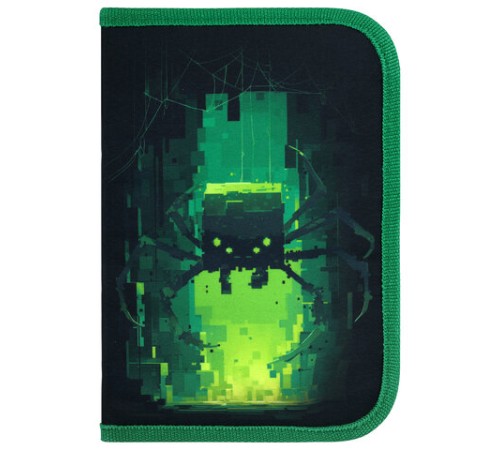 Пенал BRAUBERG, 1 отделение, 2 откидные планки, полиэстер, 21х14 см, 