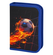 Пенал BRAUBERG, 1 отделение, 2 откидные планки, полиэстер, 21х14 см, 