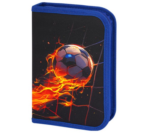 Пенал BRAUBERG, 1 отделение, 2 откидные планки, полиэстер, 21х14 см, 